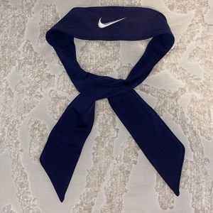 Navy Nike Tie Headband